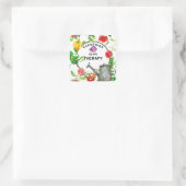 ガーデニングは私のセラピー野菜の散水ポット スクエアシール (バッグ)