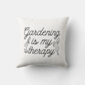 ガーデニングは私のセラピー クッション (裏面)