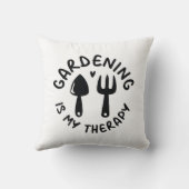 ガーデニングは私のセラピー クッション (裏面)