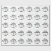 ガーデニングは私のセラピー ラッピングペーパー (フラット)