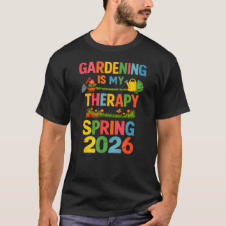 ガーデニングは私の療し 春 2026 チーム ヴィンテージ Tシャツ