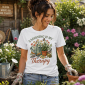 ガーデニングは私の癒し トライブレンドTシャツ
