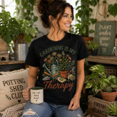 ガーデニングは私の癒し トライブレンドTシャツ