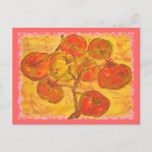 ガーデニングは良いセラピーで、トマトを手に入れる ポストカード (正面)