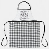 ガーデニングやる気を起こさせる引用文 エプロン (正面)