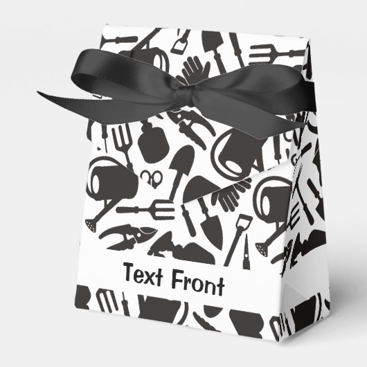 ガーデニングアイコンシルエット フェイバーボックス (正面サイド)