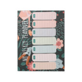 ガーデニングウィークリープランナーメモ帳 ノートパッド (回転)