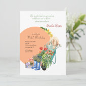 ガーデニングエレメントガーデンパーティー 招待状 (スタンド正面)