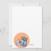 ガーデニングエレメントガーデンパーティー 招待状 (裏面)