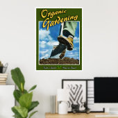 ガーデニングオーガニック ポスター (ホームオフィス)