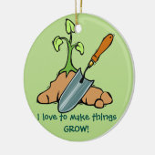 ガーデニングオーナメント セラミックオーナメント (左)