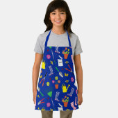 ガーデニングガーデナーパターン(青) エプロン (インサイチュ)