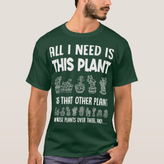 ガーデニングガーデナーフローリスト植物愛好家 Tシャツ