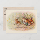 ガーデニングギニアピッグレシピカード ポストカード (正面/裏面)