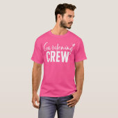 ガーデニングクルー 庭造り 造園 庭師 Tシャツ (正面フル)
