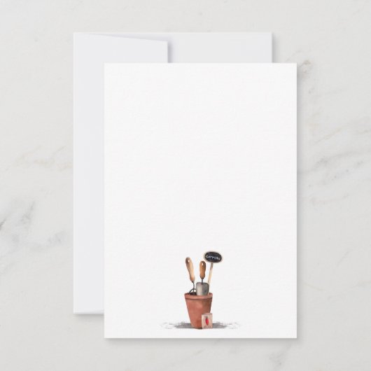 ガーデニングサンキューカード サンキューカード (裏面)