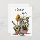 ガーデニングサンキューカード サンキューカード (正面/裏面)