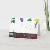 ガーデニングシーズン到来！ | ガーデナーイラスト カード (正面)