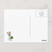 ガーデニングスティックの図 ポストカード (裏面)