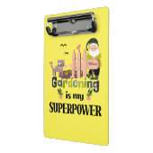 ガーデニングスーパーパワー、かわいいガーデナー ミニクリップボード (アングル2)