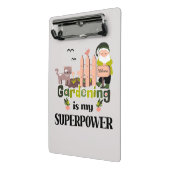 ガーデニングスーパーパワー、かわいいガーデナー ミニクリップボード (アングル2)