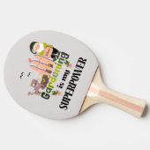 ガーデニングスーパーパワー、かわいいガーデナー 卓球ラケット (横)