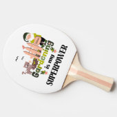 ガーデニングスーパーパワー、かわいいガーデナー 卓球ラケット (横)