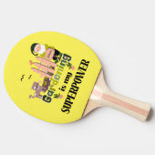 ガーデニングスーパーパワー、かわいいガーデナー 卓球ラケット (横)