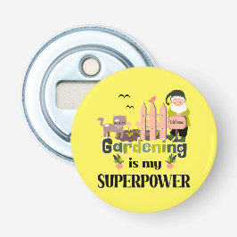 ガーデニングスーパーパワー、かわいいガーデナー 栓抜き