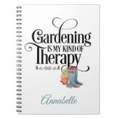 ガーデニングセラピースパイラルフォトノート ノートブック (正面)