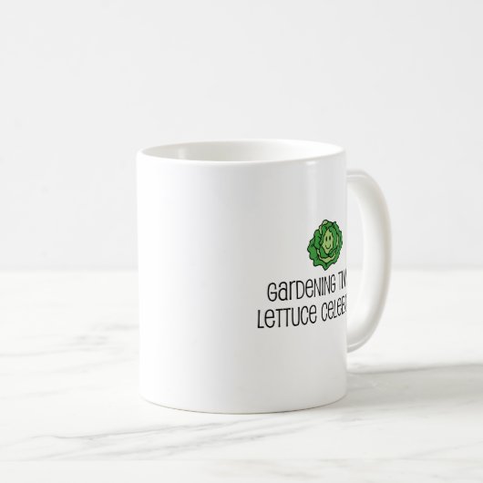 ガーデニングタイムレタス祝プン コーヒーマグカップ (正面右)