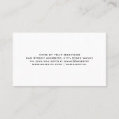 ガーデニングツールアイコン 名刺 (裏面)