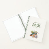 ガーデニングツールウォーターカラーガーデンジャーナルノート ノートブック (内部)