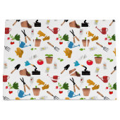 ガーデニングツールプラントガーデナー子供部屋パターン ラージペーパーバッグ (正面)