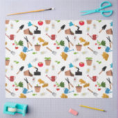 ガーデニングツールプラントガーデナー子供部屋パターン 薄葉紙 (クラフト)