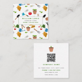 ガーデニングツールプラントガーデナー子供部屋 スクエア名刺