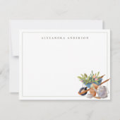 ガーデニングツール個人文房具ノートカード ノートカード (正面)