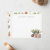 ガーデニングツール個人文房具ノートカード ノートカード (正面/裏面インサイチュ)