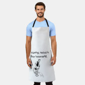 ガーデニングテーマ エプロン (着用した状態)