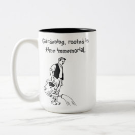 ガーデニングテーマ ツートーンマグカップ