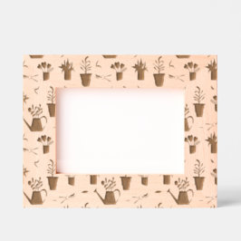 ガーデニングデザイン レーザー彫刻フレーム