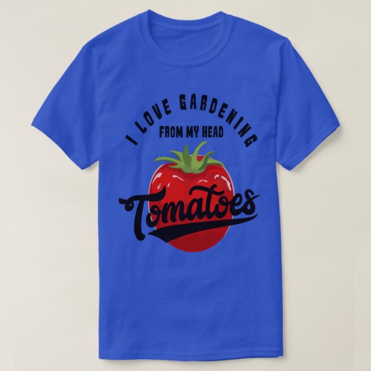 ガーデニングトマト2 Tシャツ (デザイン正面)