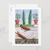 ガーデニングナイフ、ジョバンニこうもり「ヘスペリデス」より ポストカード (正面/裏面)