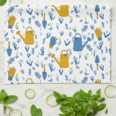 ガーデニングパターンタオル – 庭園愛好家用ギフト キッチンタオル (折り畳み)