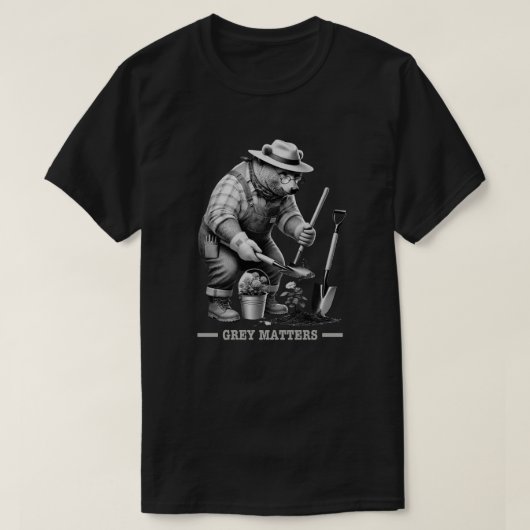 ガーデニングパパ祖父Tシャツ Tシャツ (デザイン正面)