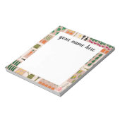 ガーデニングパーソナライズされたメモ帳 ノートパッド (回転)