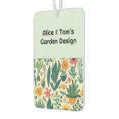 ガーデニングビジネスQRコードのプロモモダンーション カーエアーフレッシュナー (左)