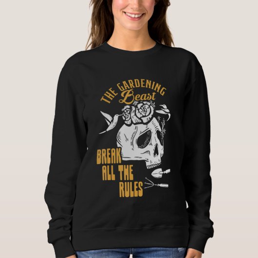ガーデニングビーストガーデナーガーデン植物の花Nat スウェットシャツ (正面)