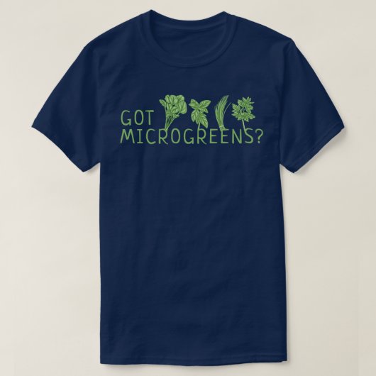 ガーデニングマイクログリーンズマイクログリーン Tシャツ (デザイン正面)