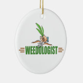 ガーデニングユーモアのある セラミックオーナメント (右)